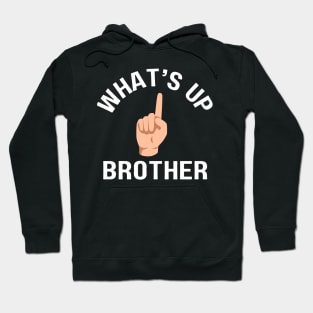 Streamer Sketch What's Up Brother Funny Crazy Texans Fan Streamer Hoodie